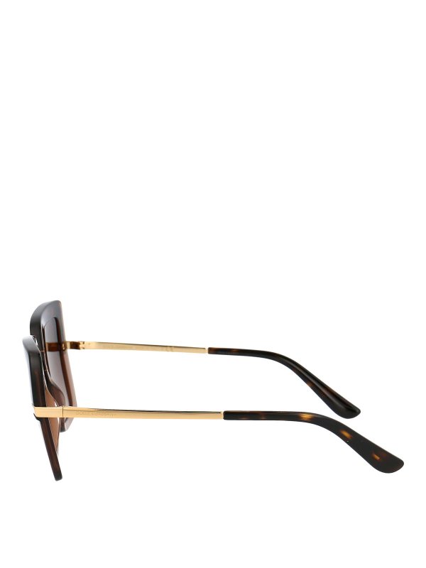 The Best Shops DOLCE & GABBANA: Lunettes de soleil - Lunettes De Soleil - Or