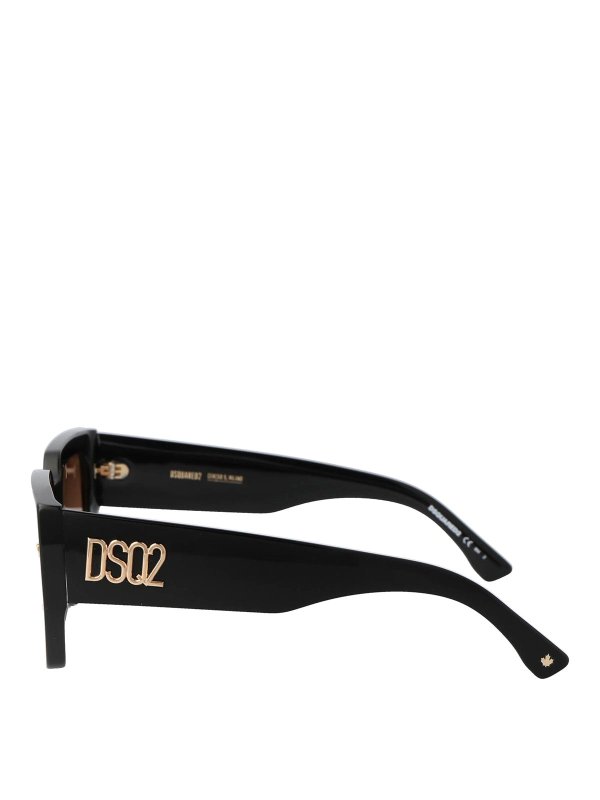 The Best Shops DSQUARED2: Lunettes de soleil - Lunettes De Soleil - Noir