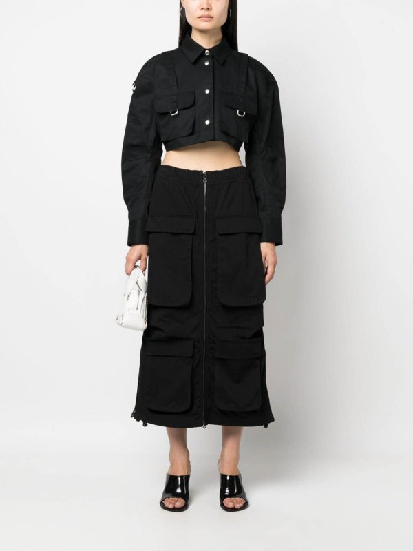 OFF-WHITE: casual jackets online - Cropped jacket