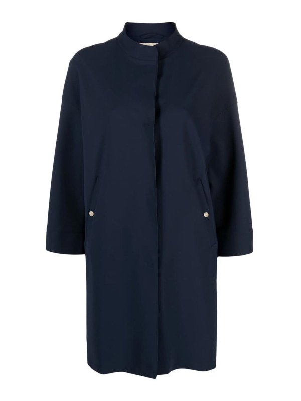 HERNO: cappotti corti - Cappotto corto blu