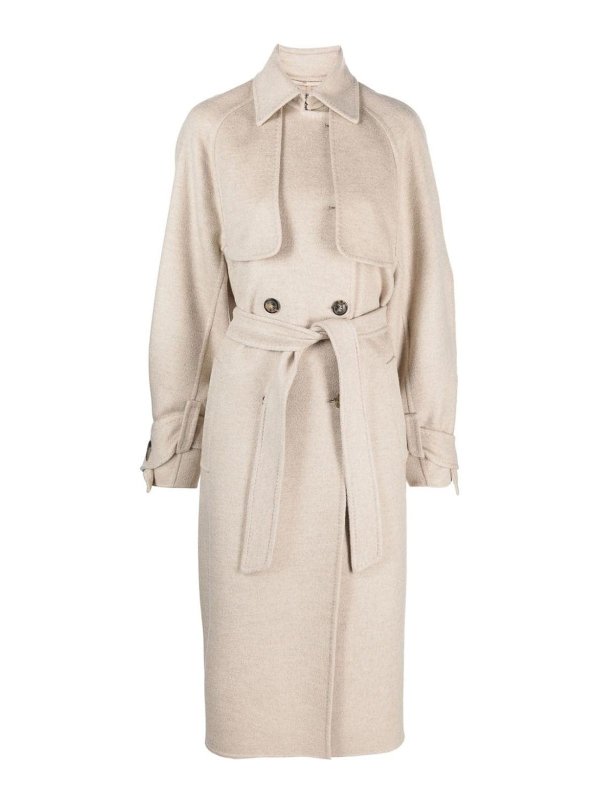 Max Mara: trench coats - Oversized cashmere coat