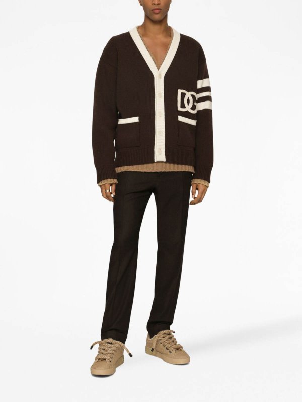 The Best Shops DOLCE & GABBANA: Pantalones de sastrerìa - Pantalones De Sastrería - Marrón