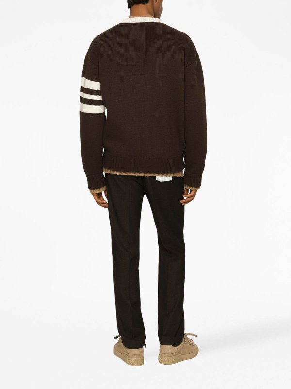 Pantalones De Sastrería - Marrón shop online: DOLCE & GABBANA