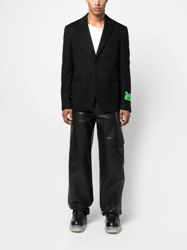 OFF-WHITE: blazers online - Single-breasted blazer