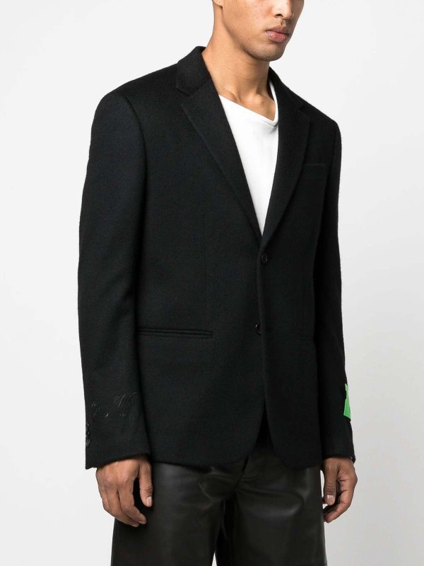 The Best Shops OFF-WHITE: blazers - Single-breasted blazer