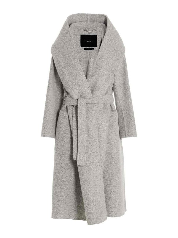 Max Mara: Kurze Mäntel - Kurzer Mantel - Hellgrau