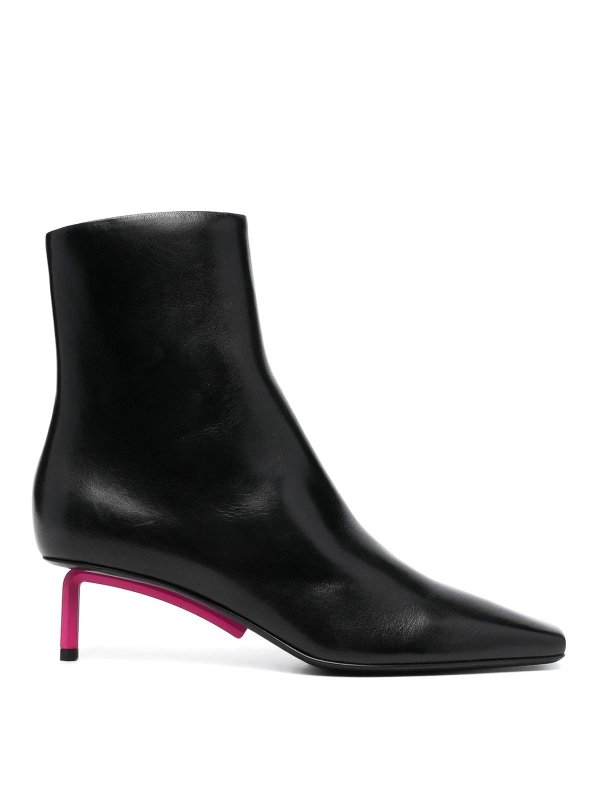 OFF-WHITE: stivali - Stivali in pelle