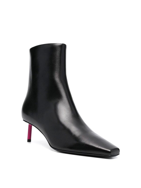 OFF-WHITE: stivali online - Stivali in pelle
