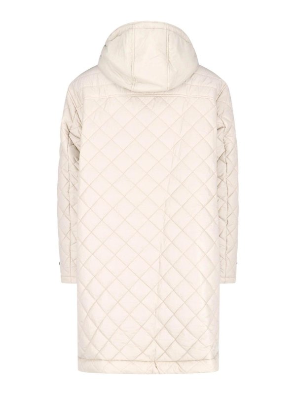 DSQUARED2: knee length coats online - Midi padded coat