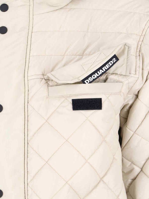 The Best Shops DSQUARED2: knee length coats - Midi padded coat