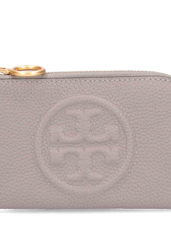 leather wallet shop online: TORY BURCH