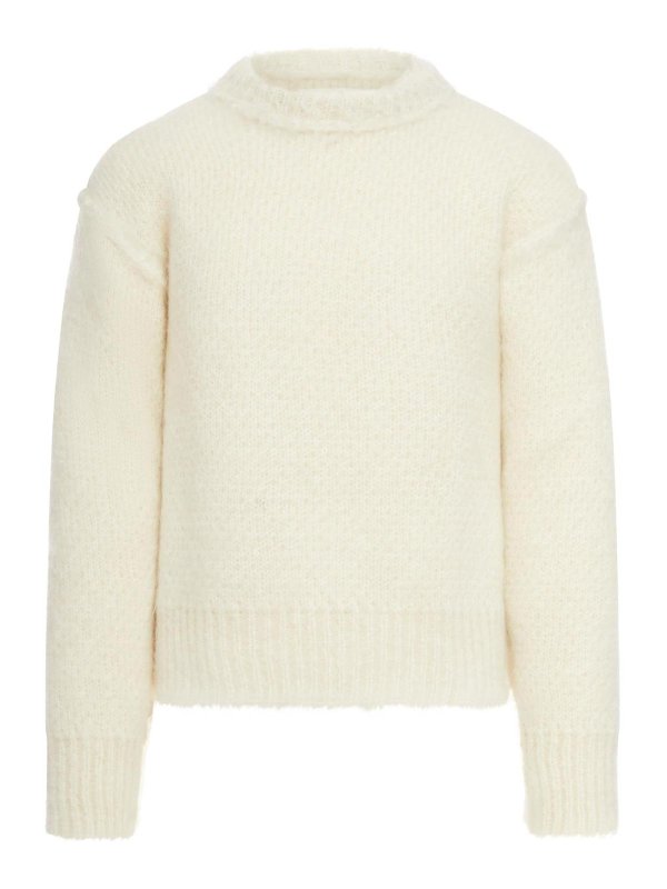 The Best Shops JIL SANDER: Pull col rond - Pull Col Rond - Beige