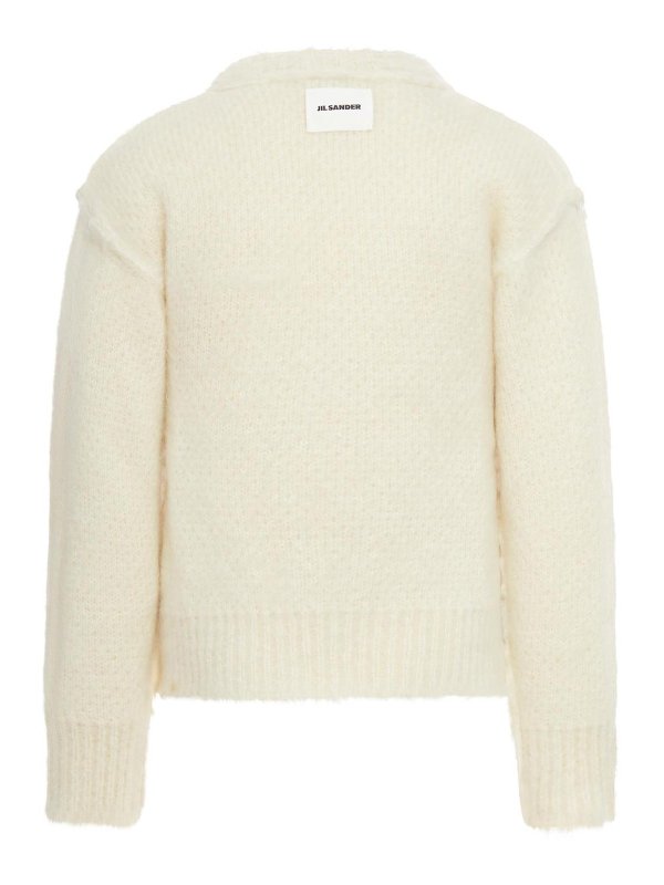 Pull Col Rond - Beige shop online: JIL SANDER