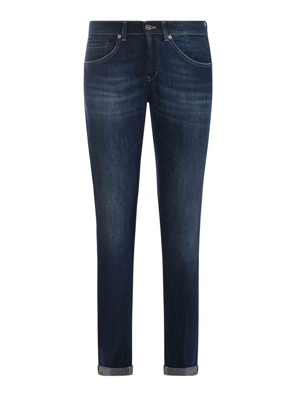 DONDUP: straight leg jeans - Jeans dondup  in denim stretch