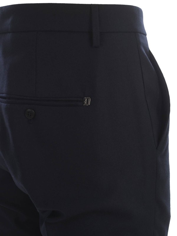 Pantaloni dondup in lana vergine shop online: DONDUP