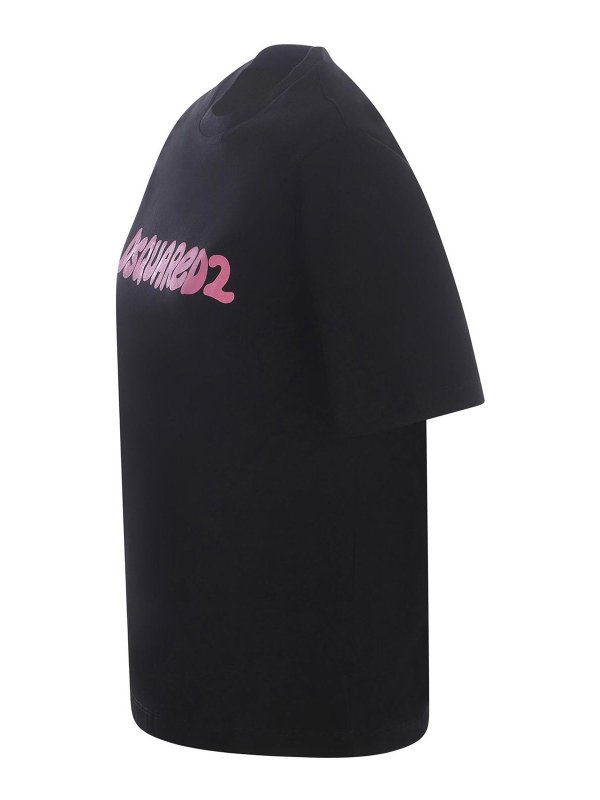 DSQUARED2: T-shirts online - T-Shirt - Schwarz