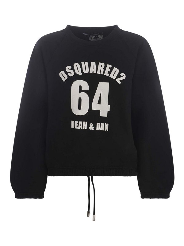 DSQUARED2: Felpe e maglie - Felpa dsquared2 in cotone