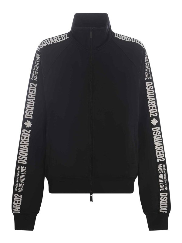 DSQUARED2: Sweatshirts und Pullover - Sweatshirt - Schwarz