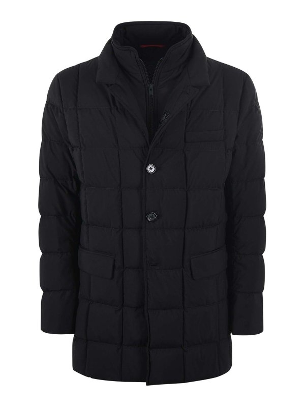 FAY: ダウン・ハイテクジャケット - ダウンジャケット - 黒