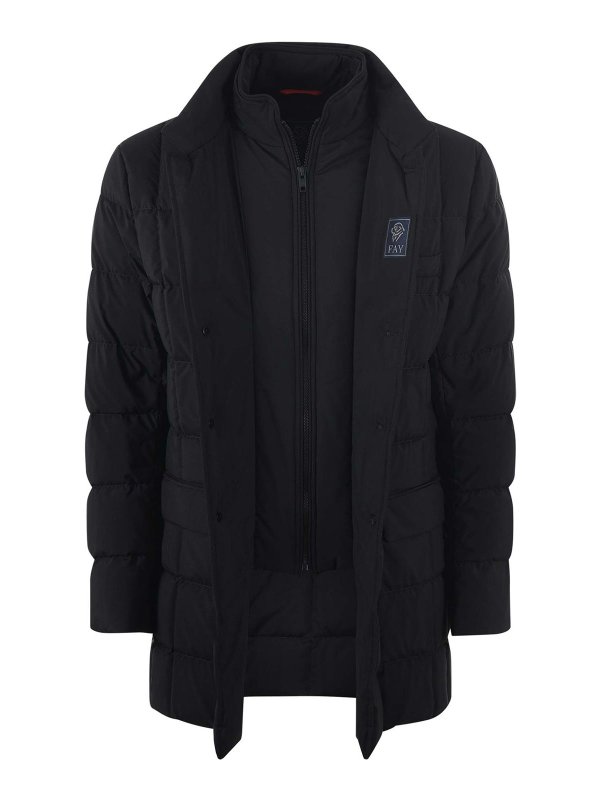 FAY: ダウン・ハイテクジャケット online - ダウンジャケット - 黒