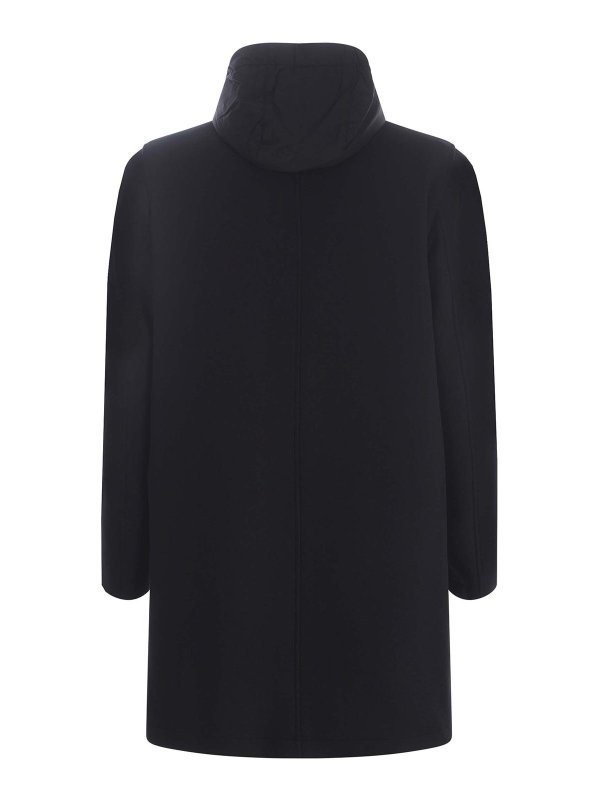 ダウンコート - ブルー shop online: HERNO