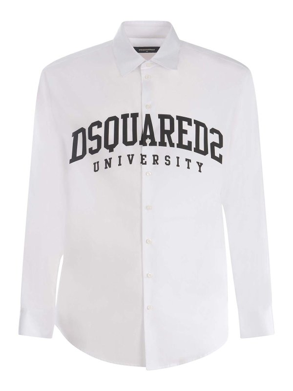 DSQUARED2: camicie - Camicia dsquared2 universitari in cotone