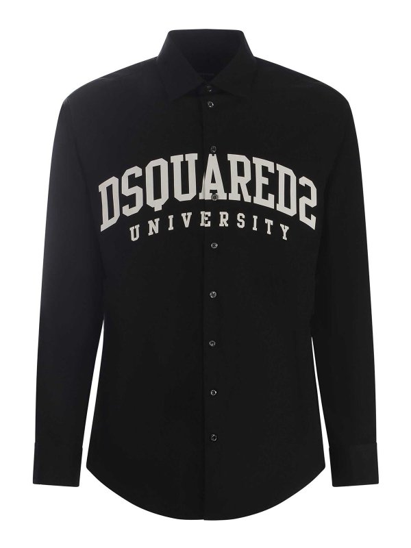 DSQUARED2: Hemden - Hemd - Schwarz