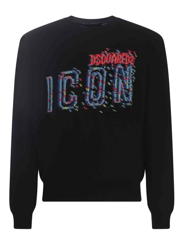 DSQUARED2: Felpe e maglie - Maglia dsquared2 icona in lana