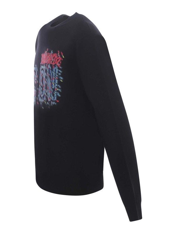 DSQUARED2: Felpe e maglie online - Maglia dsquared2 icona in lana