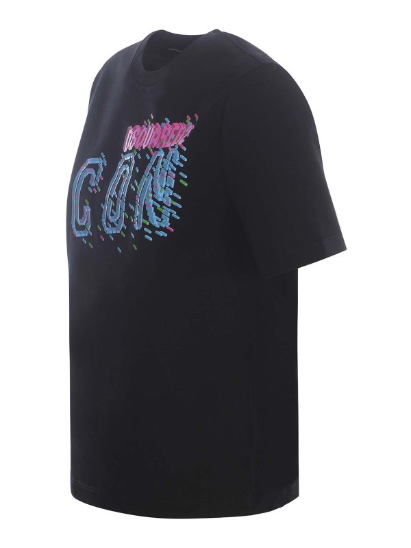 DSQUARED2: T-shirts online - T-Shirt - Schwarz