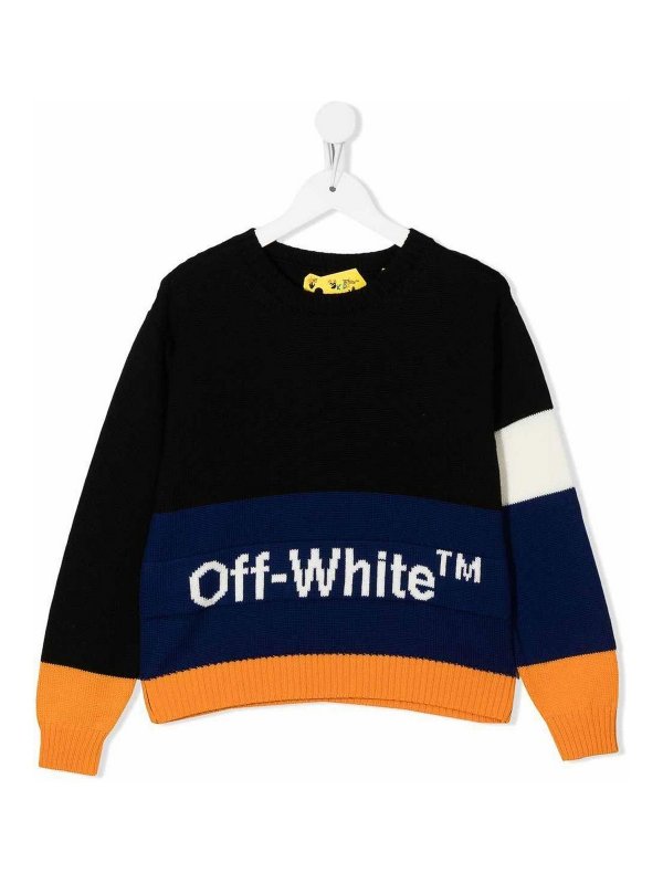 OFF-WHITE: スウェット＆セーター - スウェットシャツ/セーター - 黒
