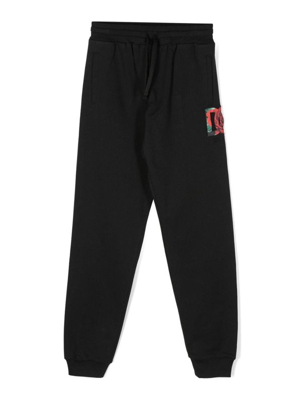 Dolce & Gabbana Jr: スウェットパンツ online - トラックスーツ ボトムス - 黒