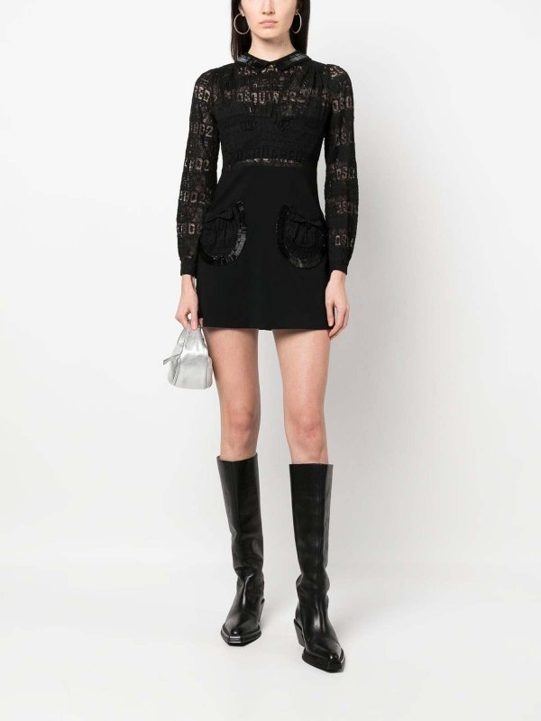 DSQUARED2: ショートドレス online - ショートドレス - 黒