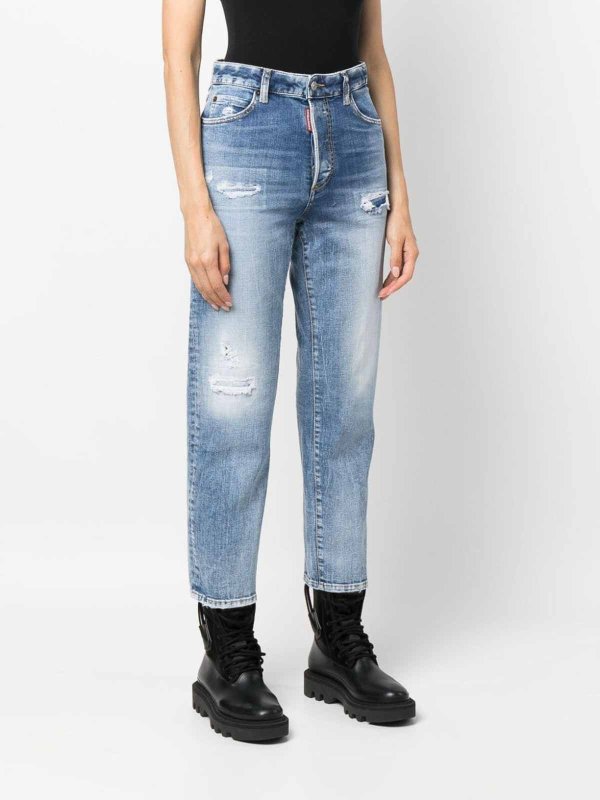 The Best Shops DSQUARED2: straight leg jeans - Trousers