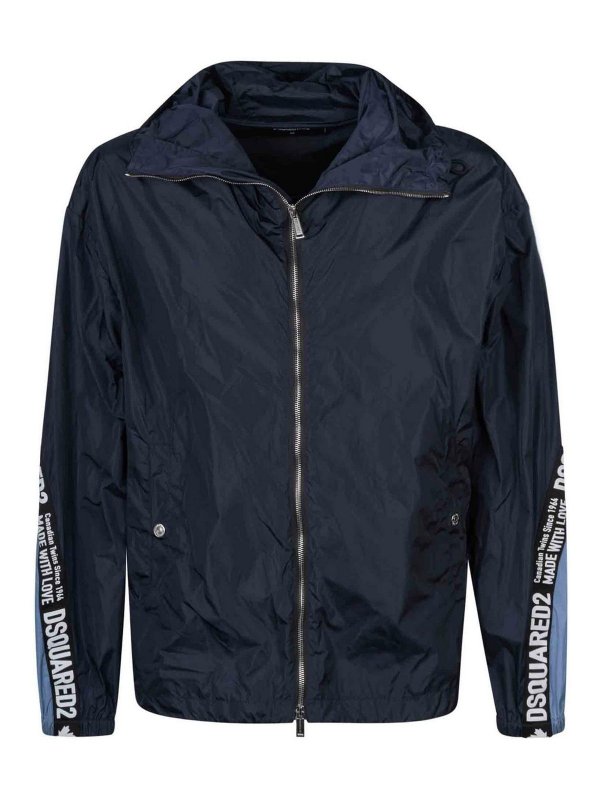DSQUARED2: Kurze Daunenjacken - Daunenjacke - Blau