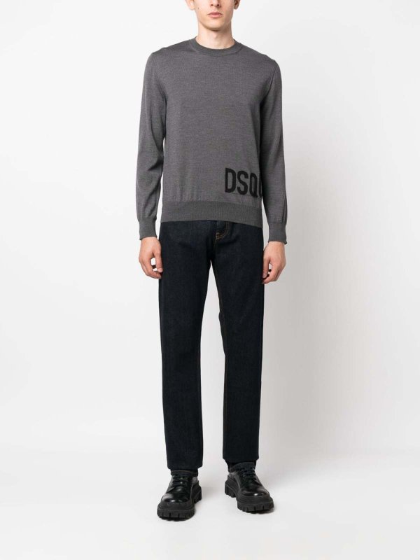 DSQUARED2: maglia collo rotondo online - Maglione