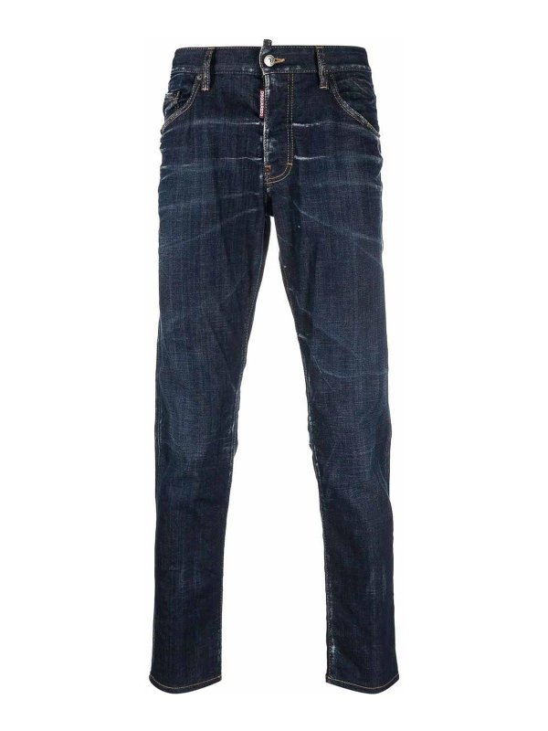 DSQUARED2: straight leg jeans - Jeans