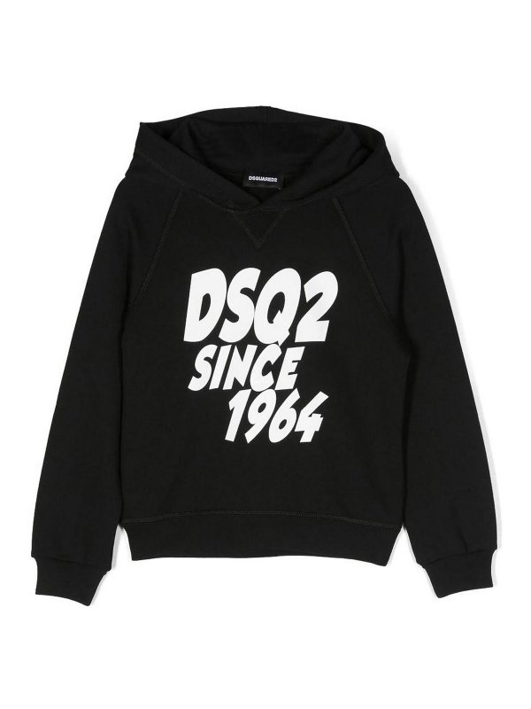 DSQUARED2: Sudaderas y suéteres - Sudadera - Negro