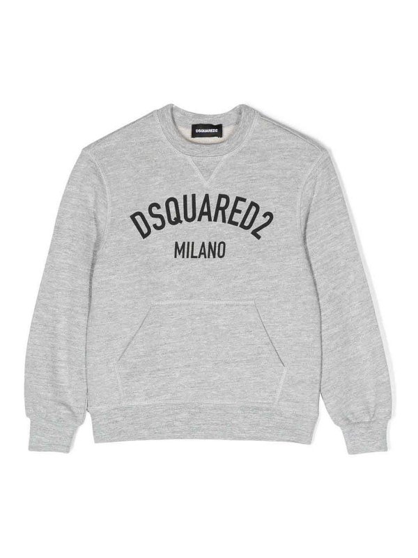 DSQUARED2: Sweatshirts & Pulls - Sweat-Shirts - Gris