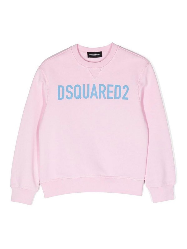 DSQUARED2: Sudaderas y suéteres - Sudadera - Rosado