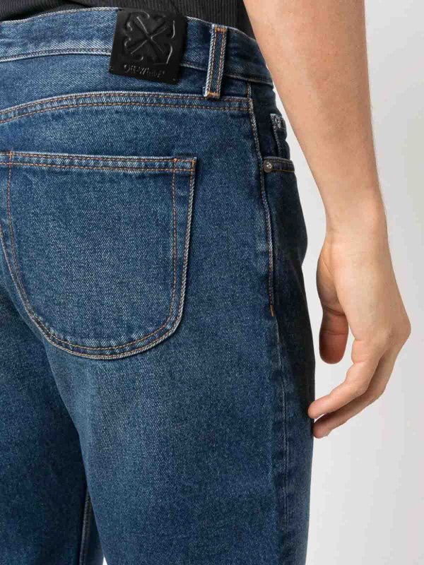 The Best Shops OFF-WHITE: Vaqueros Rectos - Azul