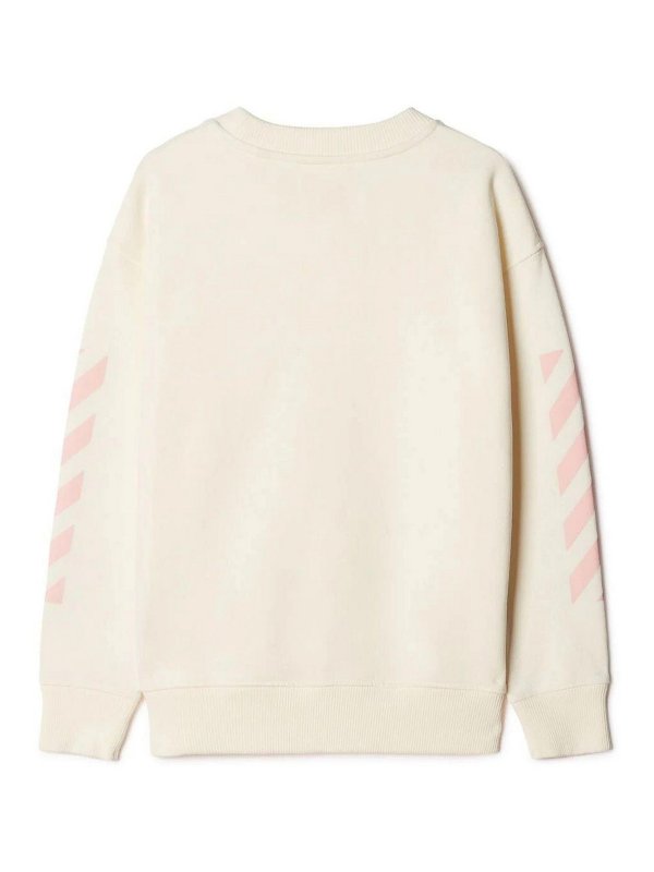 OFF-WHITE: Sudaderas y suéteres online - Sudadera - Crema
