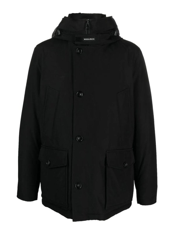 WOOLRICH: カジュアルジャケット - カジュアルジャケット - 黒