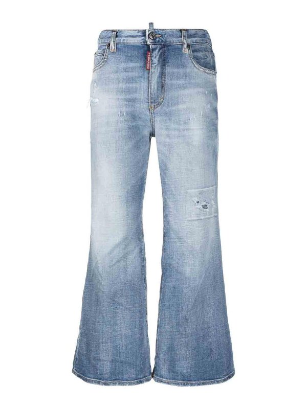 DSQUARED2: Bootcut - Bootcut Jeans - Dunkelblau