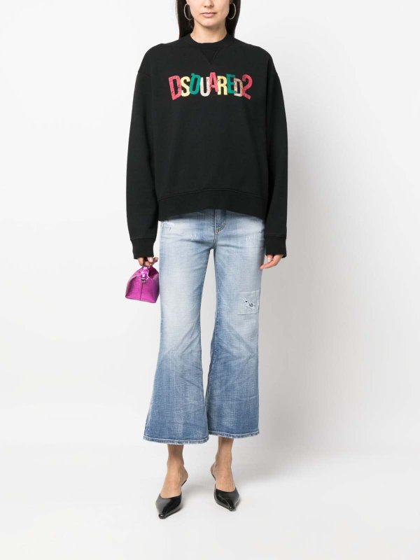 DSQUARED2: Bootcut online - Bootcut Jeans - Dunkelblau