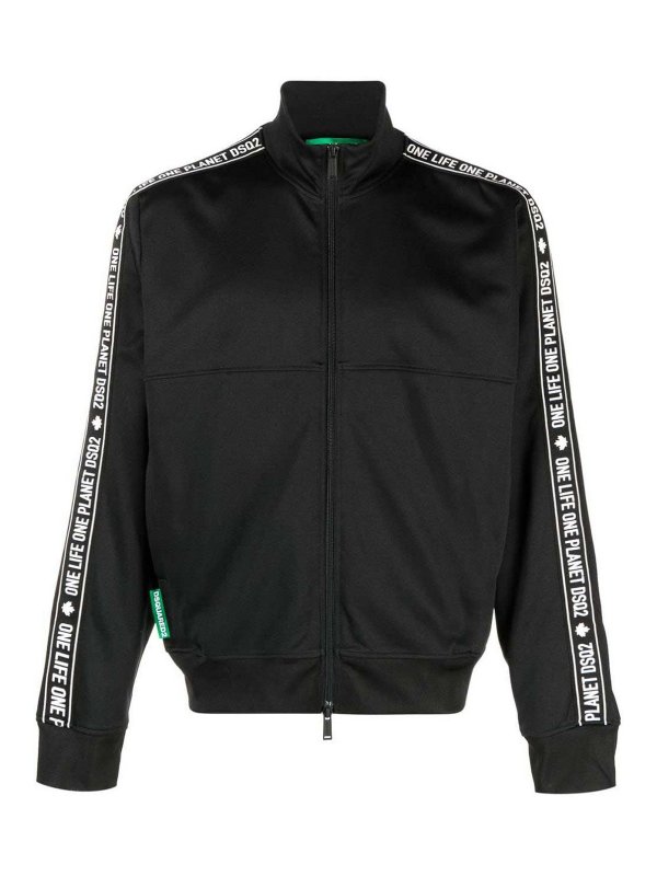 DSQUARED2: Sweatshirts & Sweaters - Black Sweatshirt