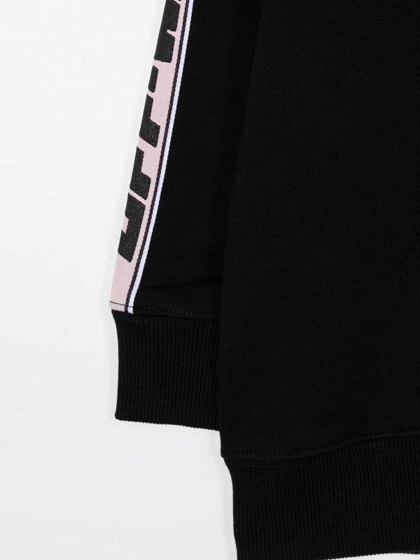 The Best Shops OFF-WHITE: Sweatshirts & Sweaters - Logo band sweatshirt