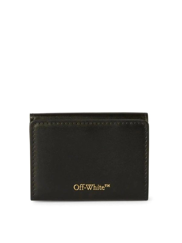 OFF-WHITE: wallets & purses online - Black Wallet