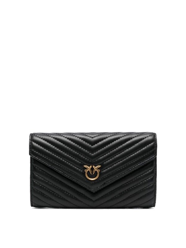 Pinko: wallets & purses - Compact black wallet