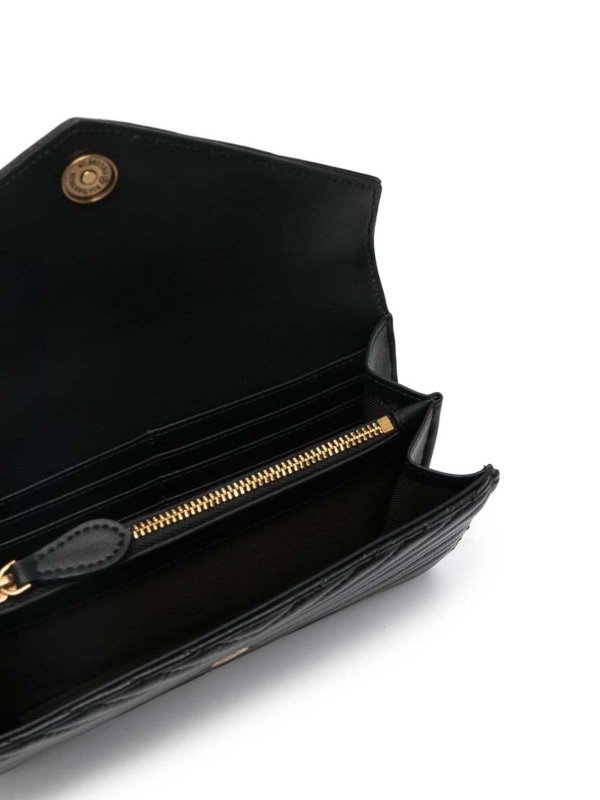 The Best Shops Pinko: wallets & purses - Compact black wallet